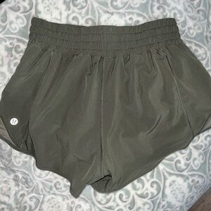 lululemon athletica Olive Green Run/Training Shorts